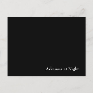 Cartão Postal Arkansas à noite