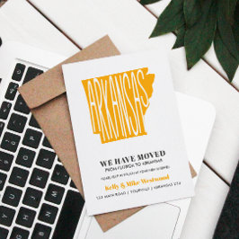 Cartão Postal ARKANSAS Mudamos Novo endereço Nova Casa