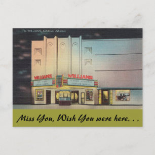 Cartão Postal Arkansas, o teatro Williams