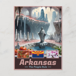 Cartão Postal Arkansas Reverie: Surreal State Keepsaokie