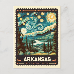 Cartão Postal Arkansas   Vincent Van Gogh inspirado