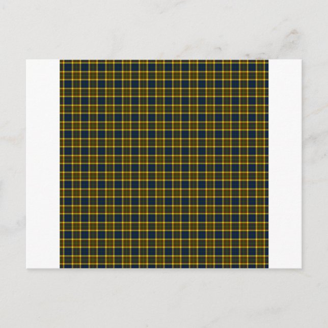 Cartão Postal Arkanzas State Tartan (Frente)