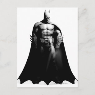 Cartão Postal Arkham City   Batman Black and White Wide Pose