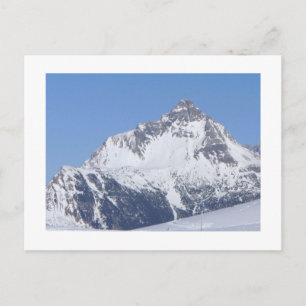 Cartão Postal Arlberg dos Alpes Austríacos no inverno