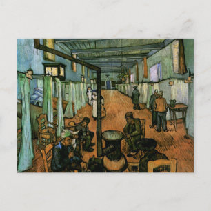 Cartão Postal Arles Hospital Ward, Vincent van Gogh