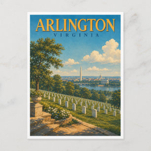 Cartão Postal Arlington Virgínia Arlington Cemetery GeoSaga