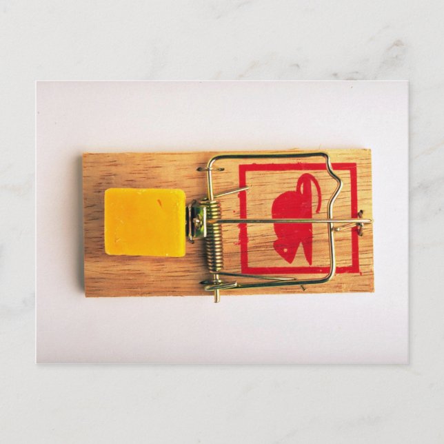 Cartão Postal Armadilha de Rato (Frente)