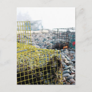 Cartão Postal Armadilhas de lagosta em Rocky Beach