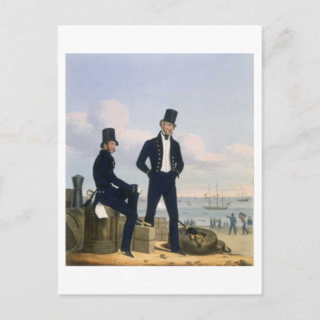 Cartão Postal Armadores, Boatswains e Carpinteiros, placa 11 de (Frente)