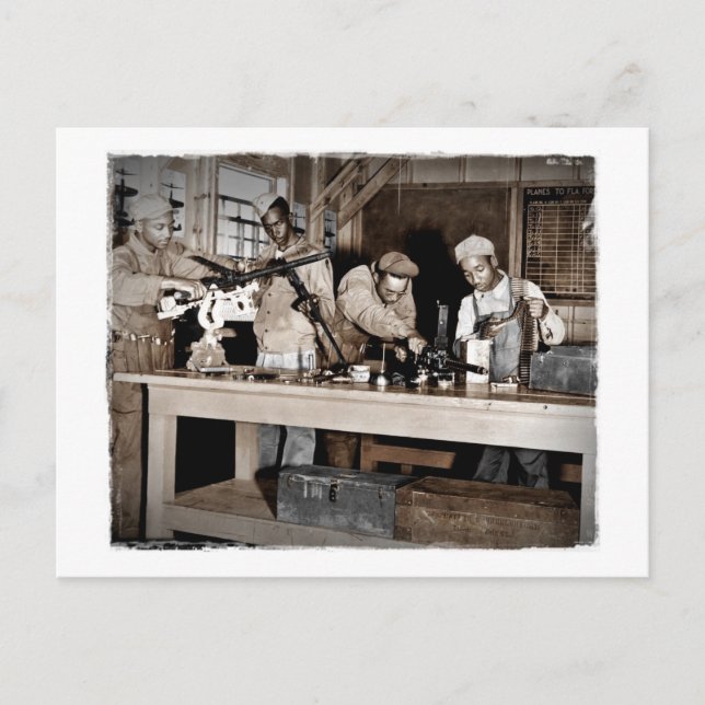 Cartão Postal Armadores de Aviões da WWII (Frente)