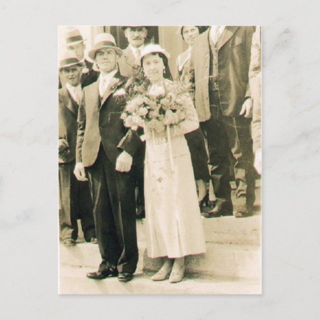 Cartão Postal Armand e Lucienne (Frente)