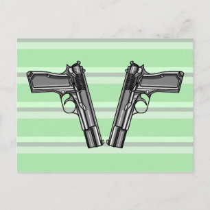 Cartão Postal Armas de mão, pistolas, armas de fogo