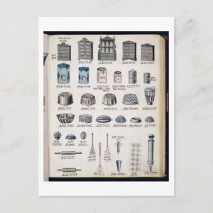 Cartão Postal Armazenamento e utensílios da cozinha de um