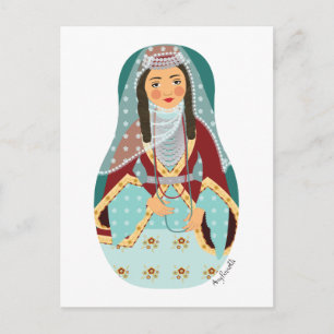 Cartão Postal Armênio Matryoshka