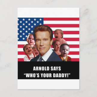 Cartão Postal Arnold Says