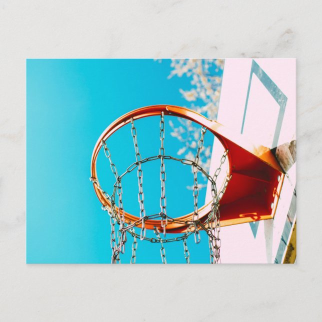 Cartão Postal Aro de Basquete (Frente)