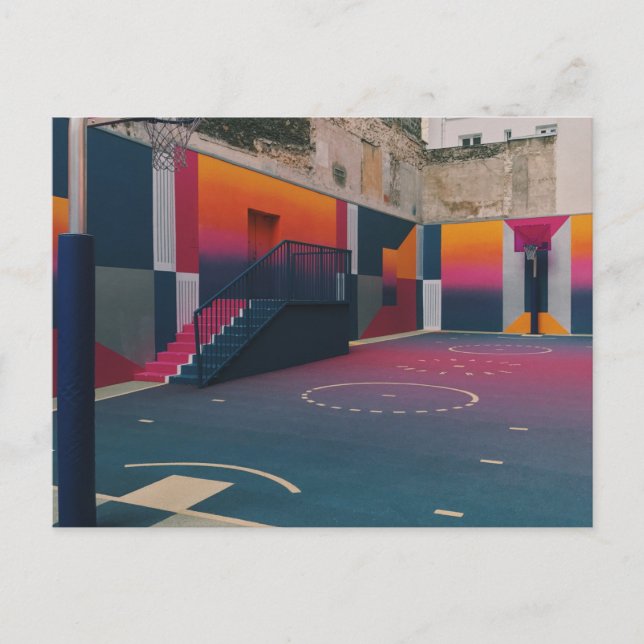 Cartão Postal Aro de Basquete (Frente)