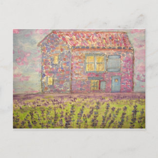 Cartão Postal Aromaterapia lavanda