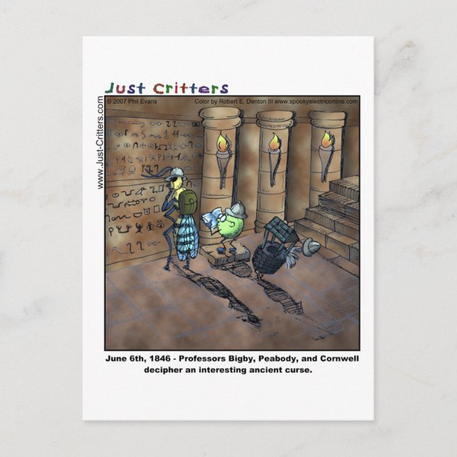 Cartão Postal Arqueólogos (Frente)