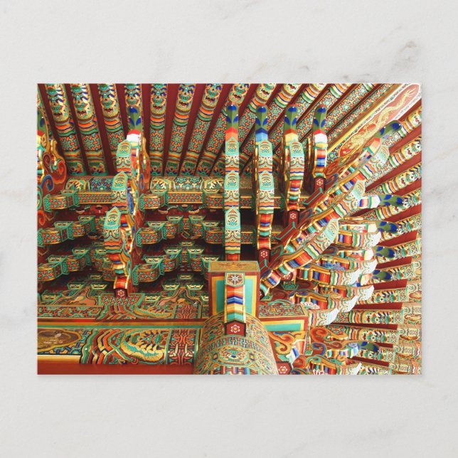 Cartão Postal Arquitetura coreana (Frente)