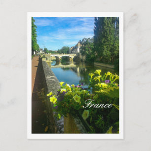 Cartão Postal Arquitetura da Ponte Francesa na Cidade da Terra