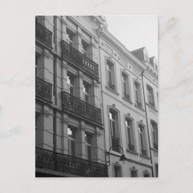 Cartão Postal Arquitetura de Bruxelas (Frente)