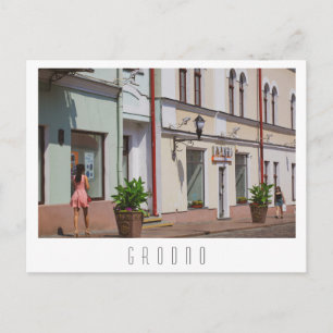 Cartão Postal Arquitetura de Cidade de Mola Bielorrussa