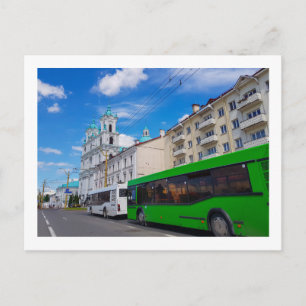 Cartão Postal Arquitetura de Exibição de Cidade de Belarus Grodn