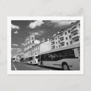 Cartão Postal Arquitetura de Exibição de Cidade de Belarus Grodn