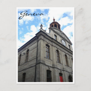 Cartão Postal arquitetura de genebra