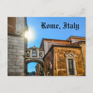 Cartão Postal Arquitetura de Roma Itália