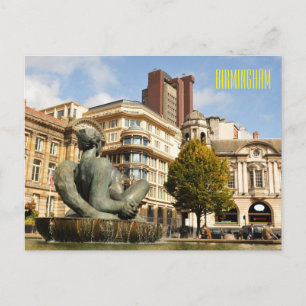 Cartão Postal Arquitetura em Birmingham, Inglaterra