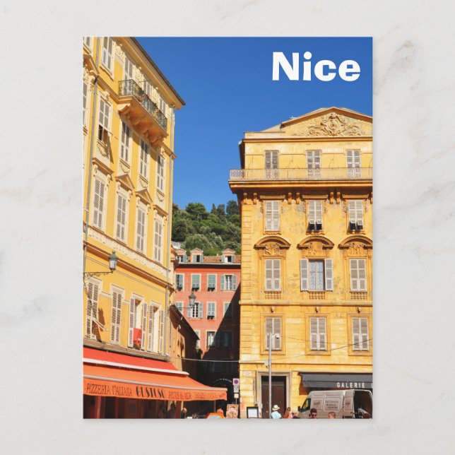 Cartão Postal Arquitetura em Nice, França (Frente)