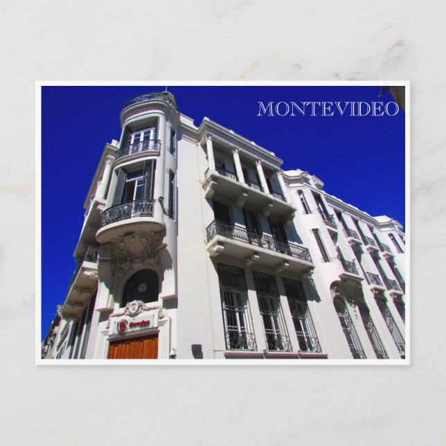 Cartão Postal arquitetura montevideo (Frente)