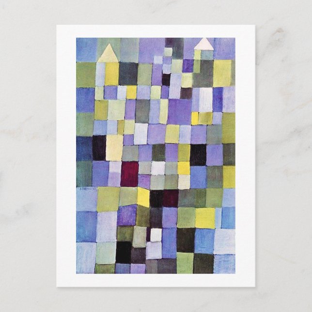Cartão Postal Arquitetura, Paul Klee (Frente)
