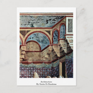Cartão Postal Arquitetura por Giotto Di Bondone