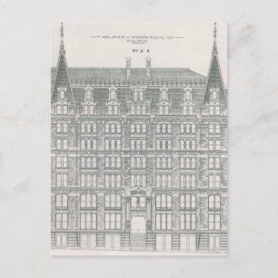 Cartão Postal Arquitetura Vintage, Delaware & Hudson Canal Co.