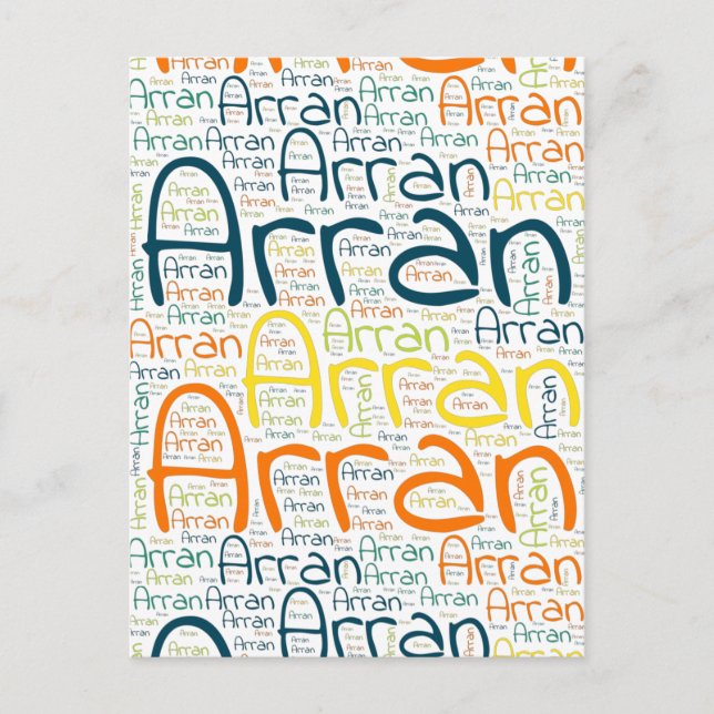 Cartão Postal Arran (Frente)