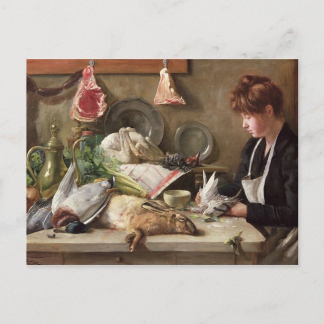 Cartão Postal Arrancando o pombo (Frente)