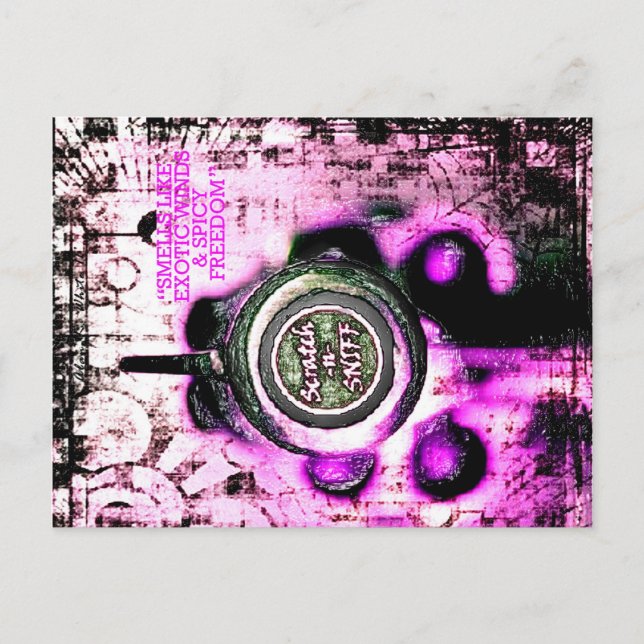 Cartão Postal Arrancar & Cheirar... (Frente)