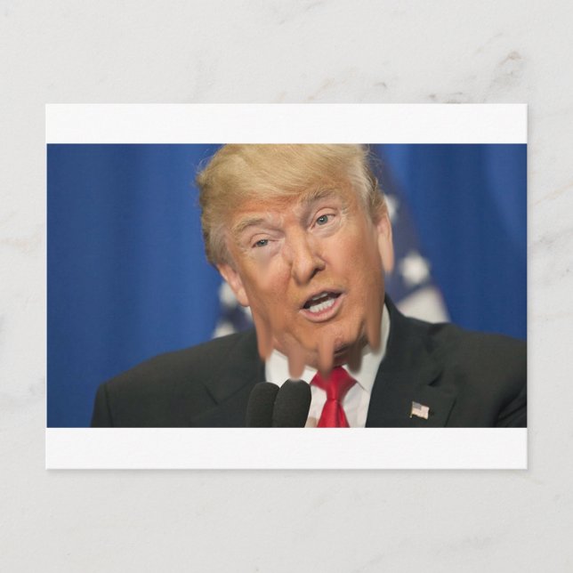 Cartão Postal Arrepio/Fusão de Trump (Frente)