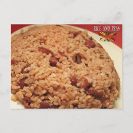 Cartão Postal Arroz e Ervilhas