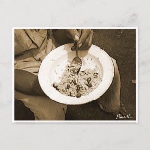Cartão Postal Arroz e feijão, Cultura, Porto Rico