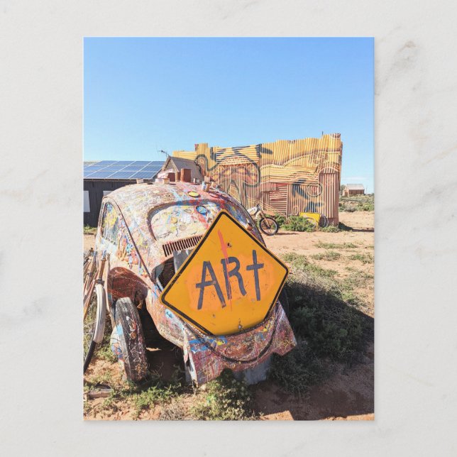 Cartão Postal Art Car, Silverton NSW (Frente)