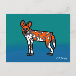 Cartão postal ART de GRAFITE WILDDOG
