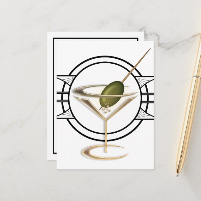 Cartão postal Art Deco (Frente/Verso In Situ)