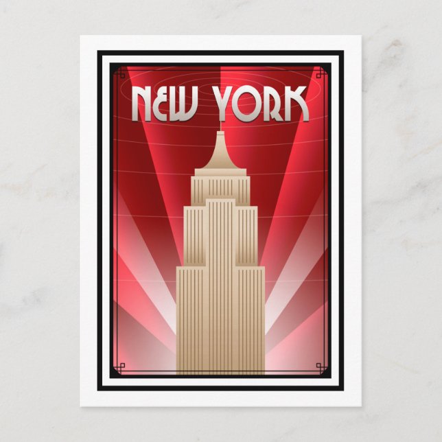 Cartão postal - Art Deco 1920 e 30.º (Frente)