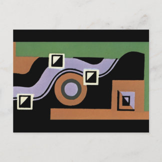 Cartão Postal Art Deco Abstrato (72)