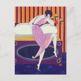 Cartão Postal Art Deco Fashion Drake por George Barbier