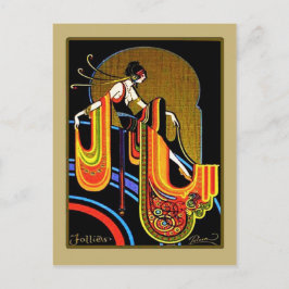 Cartão Postal Art Deco "Follies"